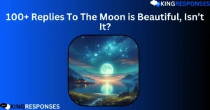 Read more about the article 100+ Replies To The Moon is Beautiful, Isn’t It?